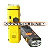 Portable Emergency Hand Crank Flashlight AM FM Radio