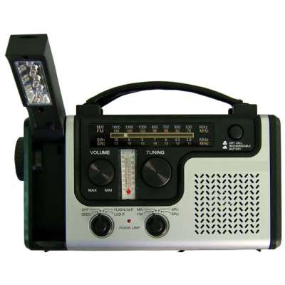 CE Approved Dynamo Solar Light Radio